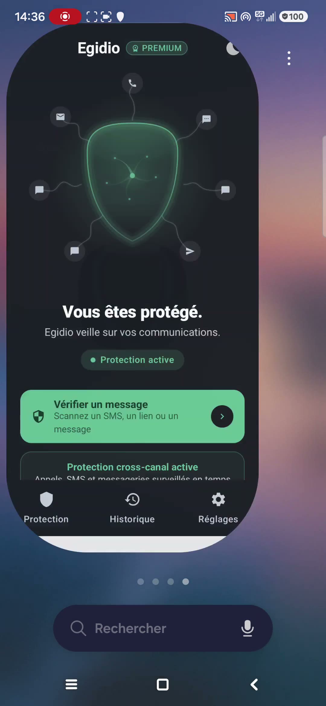 Autoriser l'accès aux contacts